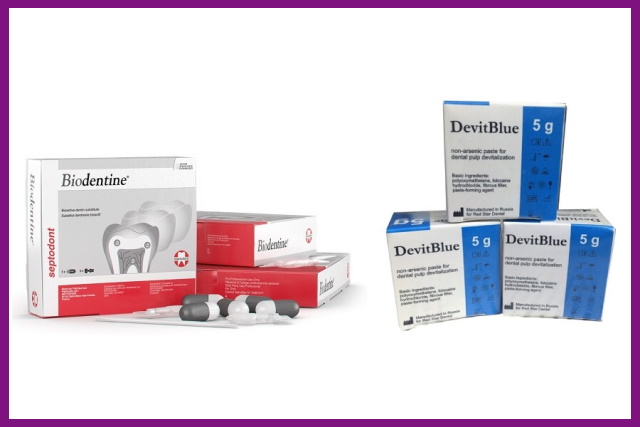 Stedophant và Devitblue là thương hiệu thuốc diệt tủy răng phổ biến trên thị trường hiện nay